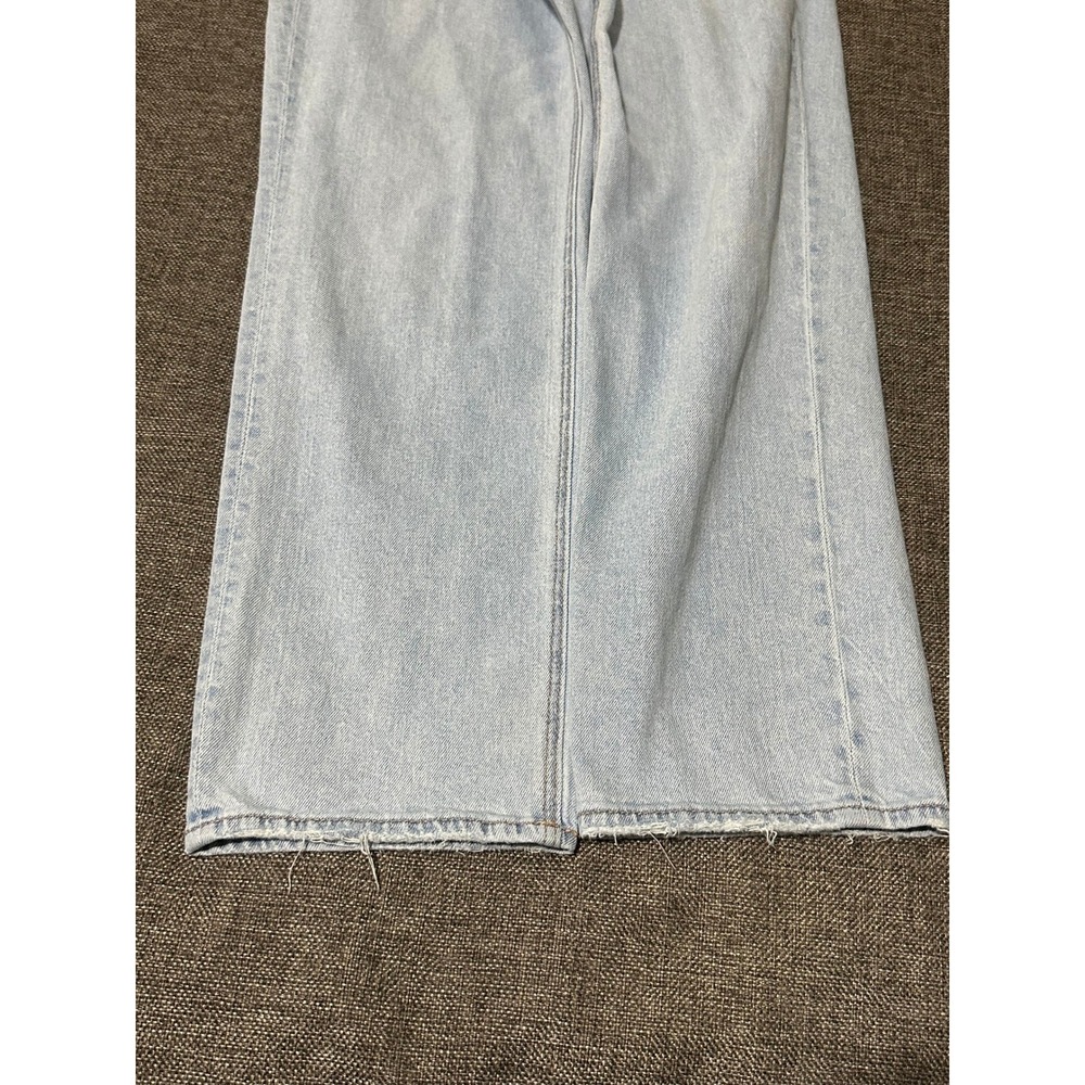 American Eagle Women's 8 Short Jeans Light Wash High Rise Straight Leg Stretch - Picture 13 of 13